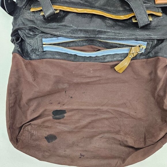 Chloe Audra Black Leather Purse Handbag Purse Shoulder Bag - Picture 6 of 16